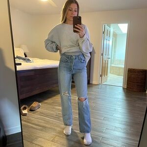 Agolde mid rise loose 90’s jeans